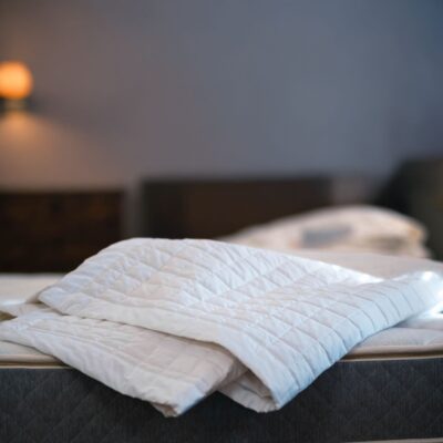 Washable Wool Blanket_Folded Lifestyle_Square_45th Street Bedding