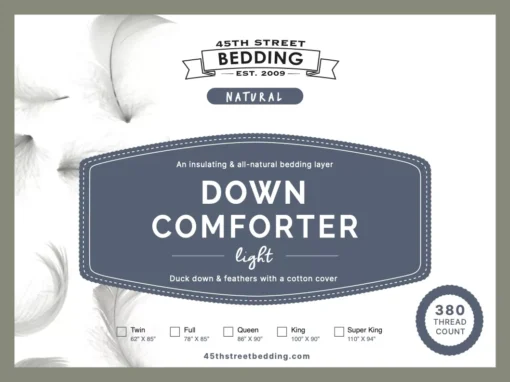 Down Comforter Light_Label