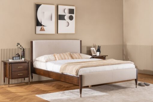 Dixon Upholstered Bed & Nightstand_Lifestyle_45th St Bedding