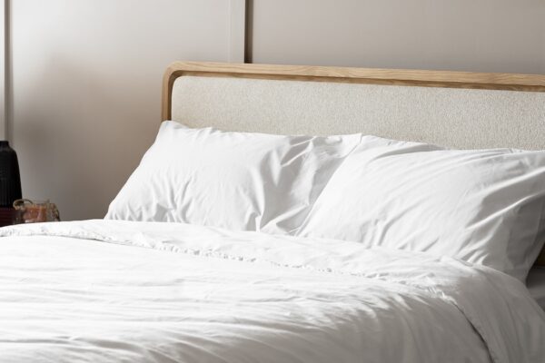 Organic Cotton Percale Duvet Cover - Image 4