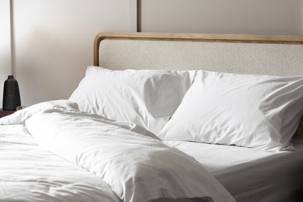 Organic Cotton Percale Duvet Cover - Image 3