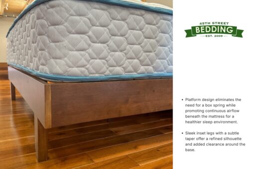 Sunnyside Panel Bed_Inset Legs_45th St Bedding