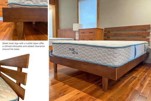 Wallingford Horizon Bed_Roasted Walnut_Details_45th St Bedding - 4