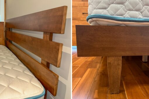 Wallingford Horizon Bed_Roasted Walnut_Headboard_Footboard Detail_45th St Bedding