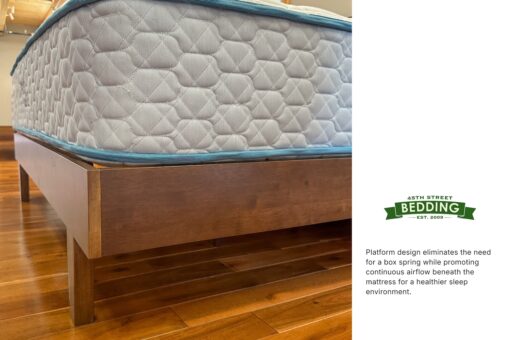 Wallingford Horizon Bed_Roasted Walnut_Platform_45th St Bedding - 5