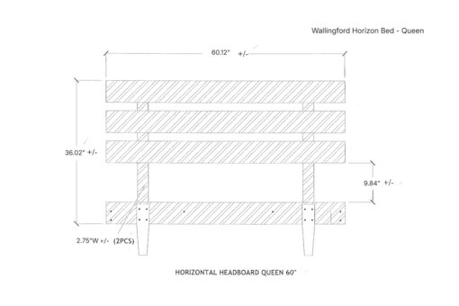 Wallingford Horizon Headboard Dimensions