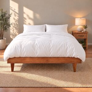 K_Keystone Basic Bed_Salem FInish_Dressed