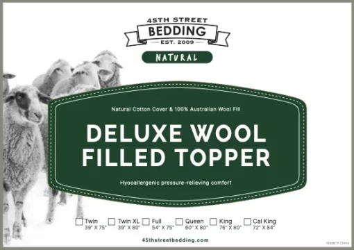 Deluxe Australian Wool Topper_Label_22