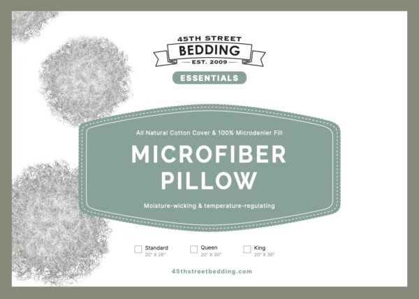 Microfiber Pillow_Insert_45th St Bedding