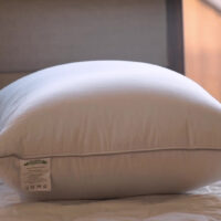 Down Pillow_80 Duck Down 20 Duck Feather_Side View_45th St Bedding