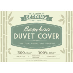 Bamboo Duvet Cover Package Label Frontside_45th St Bedding