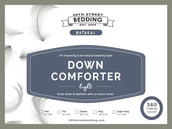 Down Comforter Light_Label