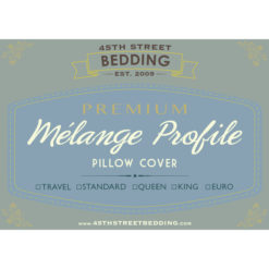 Melange Profile Pillow Cover Insert